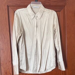 Abercrombie & Fitch Women’s Beige Dress Shirt
